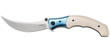Columbia River CRKT 7471 Ritual IKBS Assisted Opening Flipper Knife Folding Scimitar Persia Blade Alan Folts