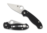 Spyderco C223GP Para 3 Plain Edge S45VN Pocket Knife Black G10 Compression Lock US Made