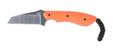 Columbia River CRKT 2399 S.P.I.T. Small Pocket Inverted Tanto Neck Knife Fixed Blade Orange G10 Alan Folts