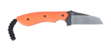 Columbia River CRKT 2399 S.P.I.T. Small Pocket Inverted Tanto Neck Knife Fixed Blade Orange G10 Alan Folts