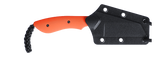Columbia River CRKT 2399 S.P.I.T. Small Pocket Inverted Tanto Neck Knife Fixed Blade Orange G10 Alan Folts