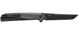 Columbia River CRKT K500GKP Ken Onion Helica Flipper Knife Black D2 Blade Aluminum Handle