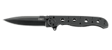 Columbia River CRKT M16-01KS Flipper Knife Plain Black Spear Point Stainless Handle Frame Lock Kit Carson