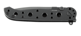 Columbia River CRKT M16-01KS Flipper Knife Plain Black Spear Point Stainless Handle Frame Lock Kit Carson