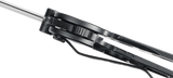Columbia River CRKT M16-02KS Kit Carson Flipper Knife Frame Lock Black Tanto Blade Stainless Handle