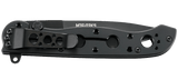 Columbia River CRKT M16-03KS Flipper Knife Black Spear Point Stainless Handle Frame Lock Kit Carson