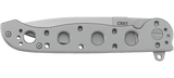 Columbia River CRKT M16-03SS Kit Carson Flipper Knife Frame Lock Spear Point Blade Stainless Handle