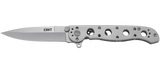 Columbia River CRKT M16-03SS Kit Carson Flipper Knife Frame Lock Spear Point Blade Stainless Handle