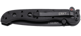 Columbia River CRKT M16-10KZ Kit Carson Flipper Knife Liner Lock Tanto Point GFN Handle Serrated