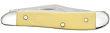 Case 00030 Peanut Knife Yellow Synthetic Carbon 3220 CS NIB