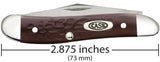 Case 00046 Peanut Brown Synthetic Knife USA Made 6220 SS