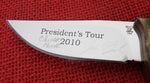 Buck 0005RWSSH 005 Gen 5 2010 President's Knife Hand Signed by Chuck & Josh Limited Rosewood Highly Polished #34/100 Lot#BU-355