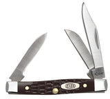 Case 00081 Small Stockman Brown Synthetic Knife 6333 SS USA Made