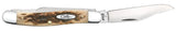 Case 00128 Stockman Knife Jig Amber Bone 6347 SS NIB