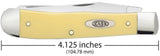 Case 00161 Trapper Carbon Steel Yellow Synthetic Knife 3254 CS USA Made