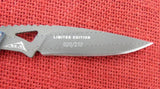 Buck 0017CFSLE 017 Thorn 2015 Limited Knife Blue Carbon Fiber Damascus BU-471