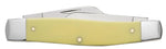 Case 00203 Large Stockman Carbon Steel Yellow Synthetic Knife 3375 CS USA Made