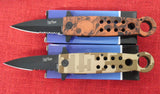 $10 Knife DK0027 DaSerrated Single Edge Dagger Stlye Assisted Opening Flipper Liner Lock