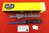 Buck 0035BLS 035 Abyss Fillet Knife Blue Blade Nylon Handles USA BU-549