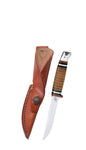 Case 00379 Leather Mini FINN Hunter Fixed Blade Knife w/ Sheath USA M3FINN SS