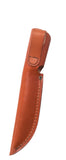 Case 00381 Leather 5" Utility Hunter Fixed Blade Knife w/ Sheath USA 318-5 SS