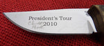 Buck 0005RWSSH 005 Gen 5 2010 President's Knife Hand Signed by Chuck & Josh Limited Edition Shepherd Hills Cutlery Rosewood Highly Polished #34/100