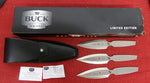 Buck 0073SSSVP Kinetic Series Throwing Knives 3 pc Knife Set 2016 Limited Edition RARE USA Made Lot#BU-243