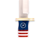 Buck 0119MCSUSA 119 Special Knife America 250 Edition Red White Blue Acrylic 1776