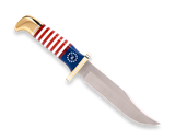 Buck 0119MCSUSA 119 Special Knife America 250 Edition Red White Blue Acrylic 1776