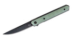 Boker Plus 01BO331 Kwaiken Air Mini Flipper Knife Black VG-10 Jade G10 Lucas Burnley