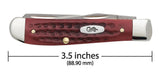 Case 00784 Mini Trapper Knife Old Red Pocket Worn 6207 SS