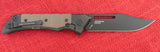 Zero Tolerance Knife by Kershaw ZT 0223 Tim Galyean Flipper 20CV Earth Brown G10/ Black Titanium  USA Made