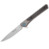 Buck 0264GYS 264 Cavalier Flipper Knife Aluminum w/ Carbon Fiber