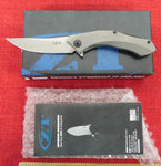 Zero Tolerance Knife by Kershaw ZT 0460Ti 0460 Dmitry Sinkevich Flipper CPM-20CV Stonewashed Titanium Handles USA NOS