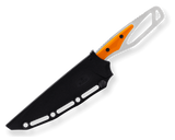 Buck 0636ORS 636 PakLite Processor Select Fixed Blade Knife Skeletonized Orange GFN Handle