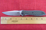 Zero Tolerance Knife by Kershaw ZT 0640 Emerson 20CV Blade Titanium/Green Carbon Fiber Handles USA Older Box #1