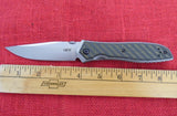 Zero Tolerance Knife by Kershaw ZT 0640 Emerson 20CV Blade Titanium/Green Carbon Fiber Handles USA White Box #2