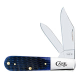 Case 06894 Barlow Rogers Jig Navy Blue Bone 2 Blade Knife USA NEW Stainless 62009 1/2 SS