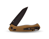 Buck 0698BRS 698 Ferrox Knife Crossbar Lock Bronze Aluminum Reverse Tanto