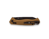 Buck 0698BRS 698 Ferrox Knife Crossbar Lock Bronze Aluminum Reverse Tanto