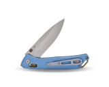 Buck 0700BLS 700 Nomad Knife Cross Bar Lock D2 Blue Aluminum