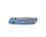 Buck 0700BLS 700 Nomad Knife Cross Bar Lock D2 Blue Aluminum