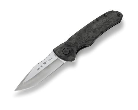 Buck 0841CFS2 841 Sprint Pro Flipper Knife Marbled Carbon Fiber S30V USA Made