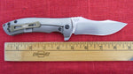 Zero Tolerance Knife by Kershaw ZT 0920 Les George Folder Flipper 20CV Stonewashed Blade Machined Titanium Handles USA NOS