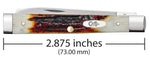 Case 09573 Baby Doc Red Stag Knife Stainless R5282SP SS