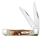 Case 09580 Tiny Trapper Knife Red Stag Wharncliff Blade R52154W SS