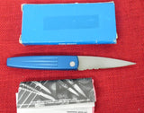 Benchmade Knife 1000S Vintage Auto Spike Automatic Knife Blue Aluminum USED