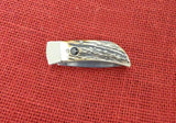 Boker 111006 1006 Gentleman's Pocket Knife Small Stag Lockback Germany