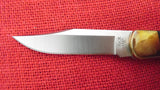 Buck 0101BRS 101 Fixed 110 Hunter Knife  420HC Leather Sheath USA Made 2020 Dymondwood Handle Lot#BU-331