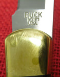 Buck 0101BRS 101 Fixed 110 Hunter Knife 420HC Leather Sheath USA Made 2017 Dymondwood Handle Lot#BU-254